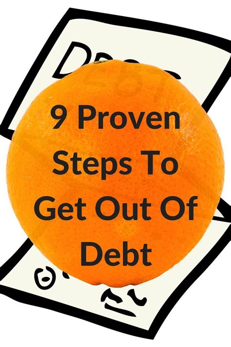 9 Steps To Get Out Of Credit Card Debt Debt Relief Programs Paying