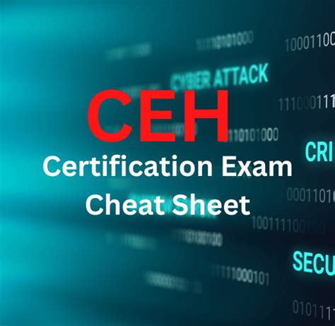 Ceh Certification Exam Cheat Sheet