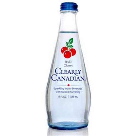 Clearly Canadian Natural Beverage Wild Cherry Flavored Carbonated