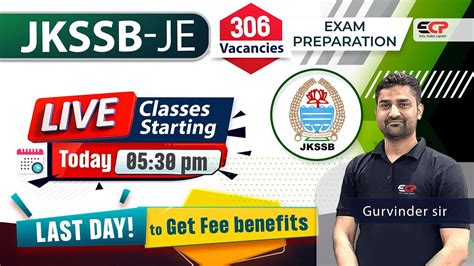 Live Classes Of New Batch Starting Today For Jkssb Je Civil Written