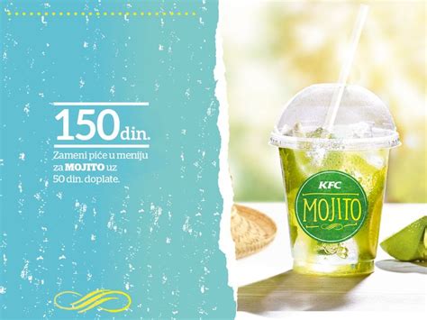 Mojito je ponovo u ponudi Tako hladan a tako privlačan U našem KFC