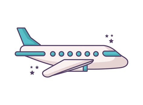 white aeroplane design 6617751 Vector Art at Vecteezy