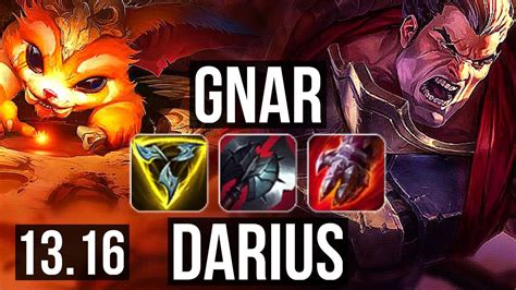 GNAR Vs DARIUS TOP 8 0 6 1 4M Mastery Legendary 500 Games NA