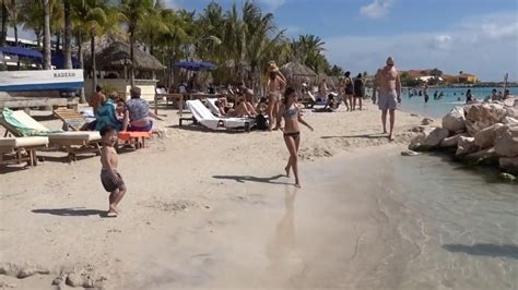 Mambo Beach On The Island Of Curaçao Youtube