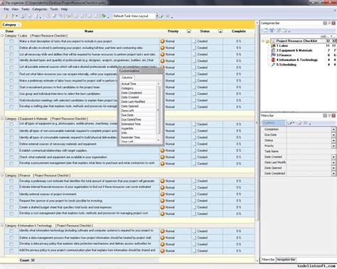 Amazing Checklist Project Management Template Sparklingstemware