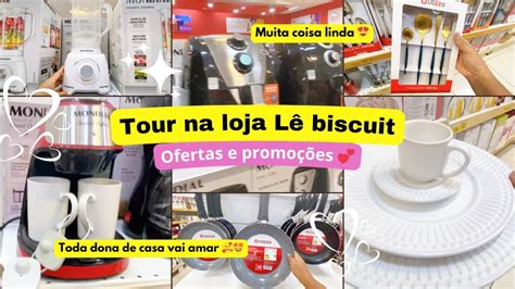 Tour na loja lê biscuit Achadinhos para o lar cheio de ofertas e