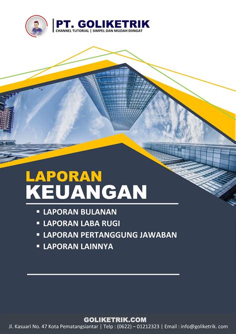 Download Template Cover Laporan Keuangan Docx Word Goliketrik