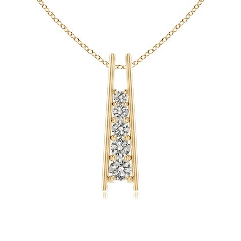 Five Stone Diamond Journey Ladder Pendant Angara