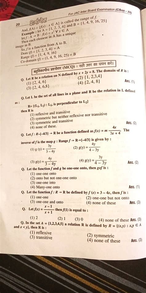 Let Fr− −43 →r Be A Function Defined As Fxm3x44x The Filo