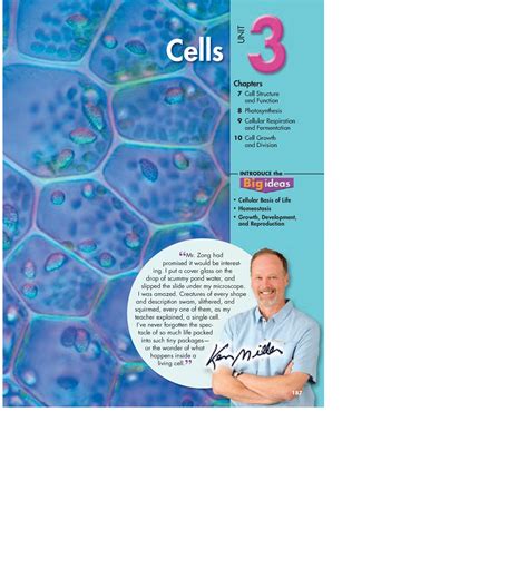 Chapter Homework Practice Unit Chapters Cell Structure