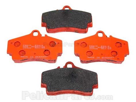 Porsche Brake Pad Set Racing RS 4 4 Pagid Racing 2406 RS29 995541537