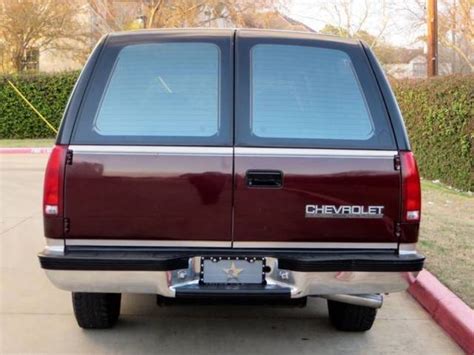 1993 Chevrolet Suburban K1500 57 4x4 2 Owner 63k Miles Leather Garage Kept Wow Classic