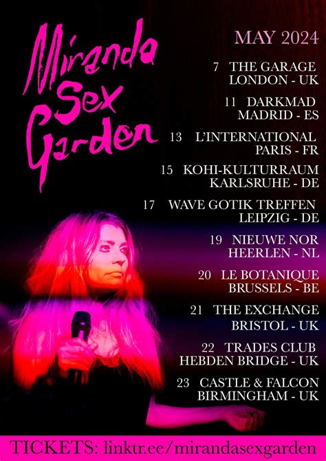 Miranda Sex Garden Announce First Overseas Dates For 24 Years Louder