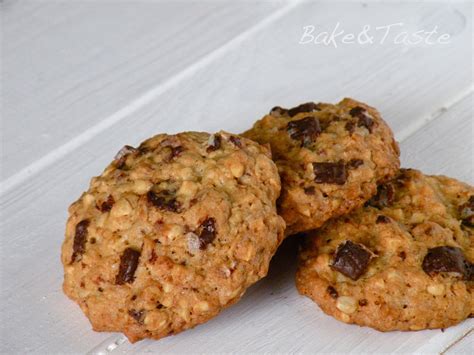 Bake Taste Ciasteczka Owsiane Z Orzeszkami Ziemnymi I Czekoladowym