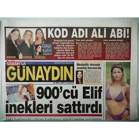 Gökçe Koleksiyon Sabah Gazetesi Günaydın Eki 20 Mart 2002 Fiyatı