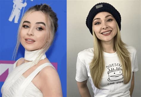 Sabrina Carpenter and Natalie Sideserf : r/totallylookslike