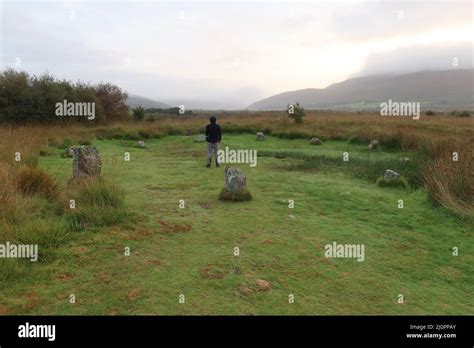 Solo Hiker. Arran Coastal Way. Isle of Arran. North Ayrshire. Scotland ...