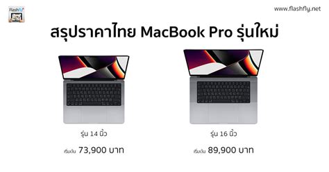 สรุปราคาไทย Macbook Pro รุ่น 14 นิ้ว และ 16 นิ้ว ชิป M1 Pro และ M1 Max