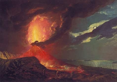 File:Joseph Wright of Derby - Vesuvius in Eruption, with a View over ...