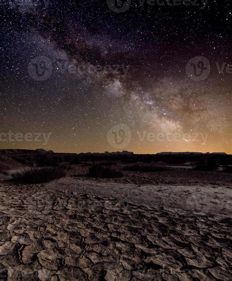 Milky Way over the desert 1177716 Stock Photo at Vecteezy