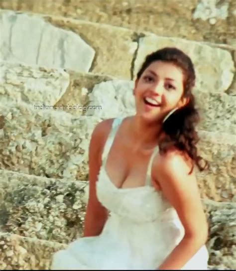 Kajal Agarwal Pourudu Telugu Hot Cleavage Hd Caps Indiancelebblog