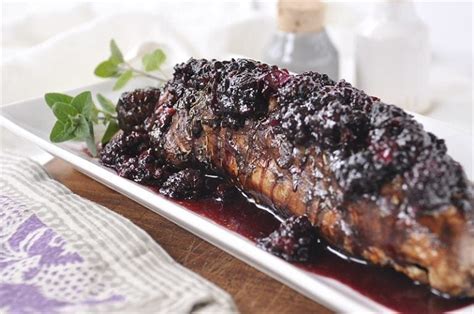 Pork Tenderloin With Blackberry Sauce Leigh Anne Wilkes