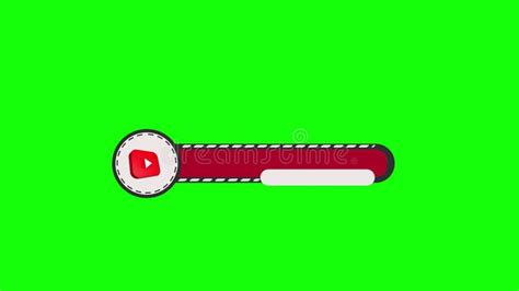 Youtube Channel Name Lower Third Animation. Red Broadcast Banner Green ...