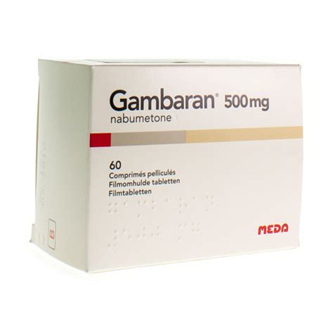 GAMBARAN COMP 60 X 500 MG Apotheek Van Den Broeck