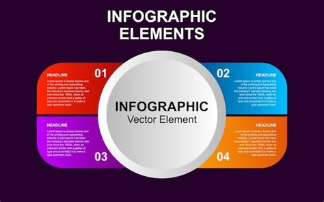 Entwerfen Sie Infografik Elemente In Schritten Optionen F R