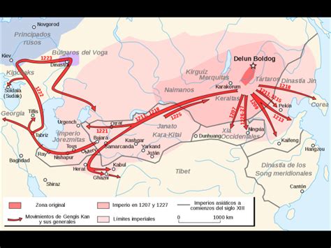 Gengis Kan su descendencia y la caída del Imperio Mongol