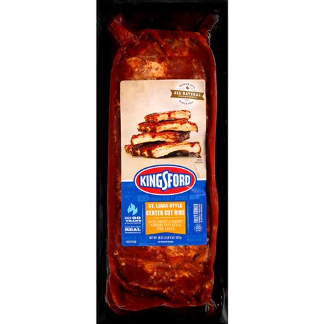 Kingsford® St Louis Style Center Cut Ribs 36 Oz Pack Shop Vista Foods