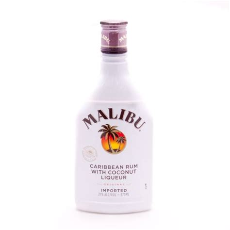 Malibu Caribbean Rum With Coconut Liqueur 375ml Beer Wine And