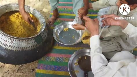 The People Of The Village Are Cooking Biryani For The Homeless And