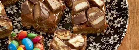 Best Candy-Covered Caramel Bars Recipe - How to Make Candy-Covered ...