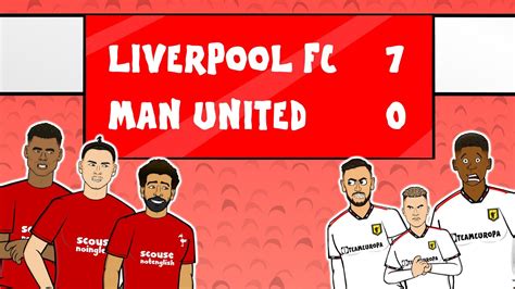 😲7 0 Liverpool Vs Man Utd😲 Goals Highlights Salah Nunez Gakpo Firmino Youtube