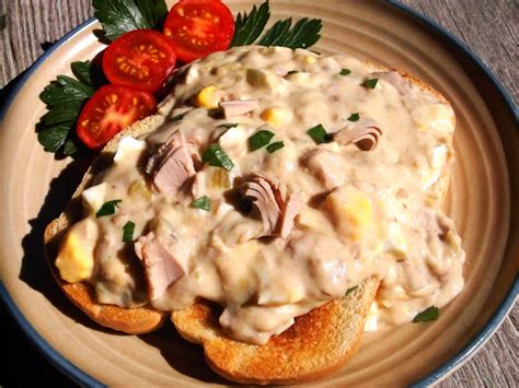 Moms Creamed Tuna Just A Pinch Recipes