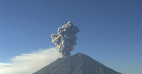 Detectan 139 exhalaciones del Popocatépetl en las últimas horas