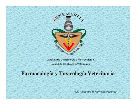 PDF Farmacología y Toxicología Veterinaria PDF fileRama de la