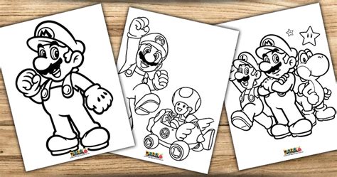 25 Dibujos De Mario Bros Para Colorear Material Para Maestros