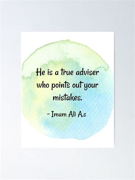 "Imam Ali quotes | Shia quote | He is a true adviser who points out ...