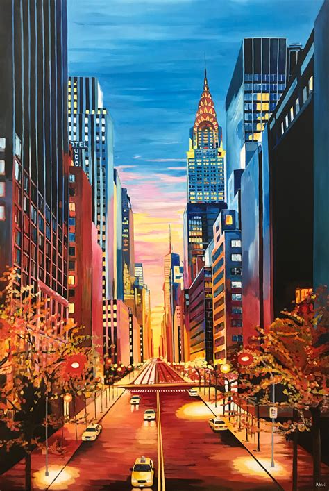 Paintings Of New York Angela Wakefield