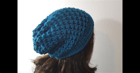 C Mo Hacer Un Gorro Ca Do O Slouchy Beanie Con Telar Circular Gorros