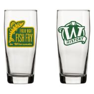 Fish Fry Pilsner Glass Wisconsin Historical Society Store