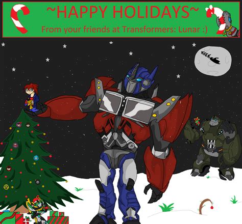 Transformerslunar Christmas By Kiddgrimlock On Deviantart