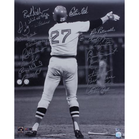 Red Sox X Photo Signed By Including Carlton Fisk Jim Rice