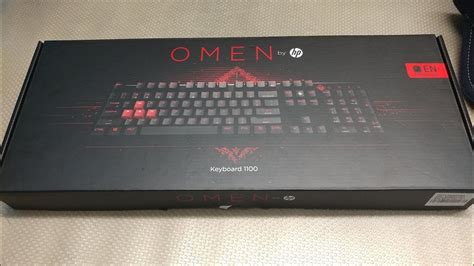 Hp Omen Mechanical Keyboard Box Opening Greetech Blue Youtube