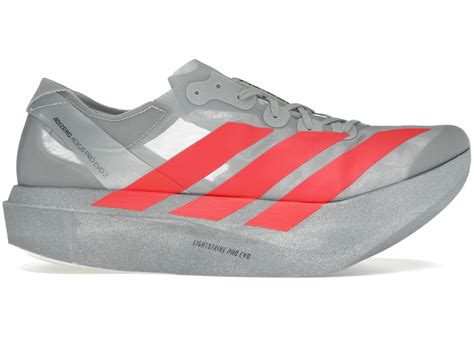 adidas Adizero Adios Pro Evo 2 Silver Metallic Lucid Red Men's - JR7259 ...
