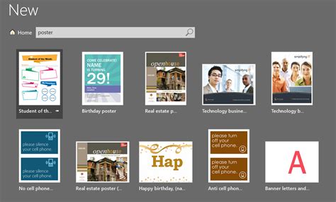 Poster Template Microsoft