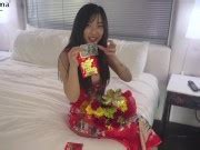 Hot Korean Abg Elle Lee Gets Her Lunar New Year Present From Her Chinese Fan Xxx Mobile Porno