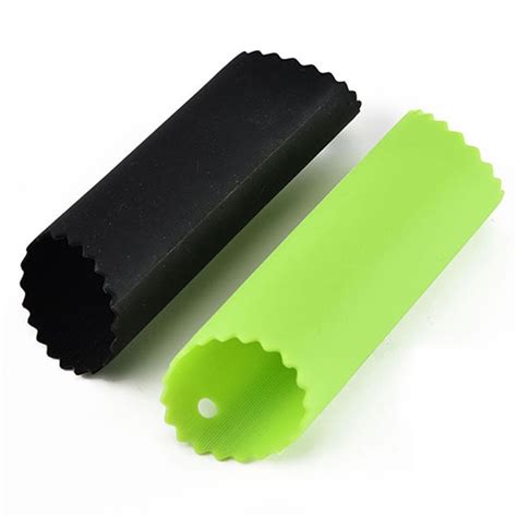 D GROEE Garlic Peeler Skin Remover Roller Keeper 2PACK Easy Quick To